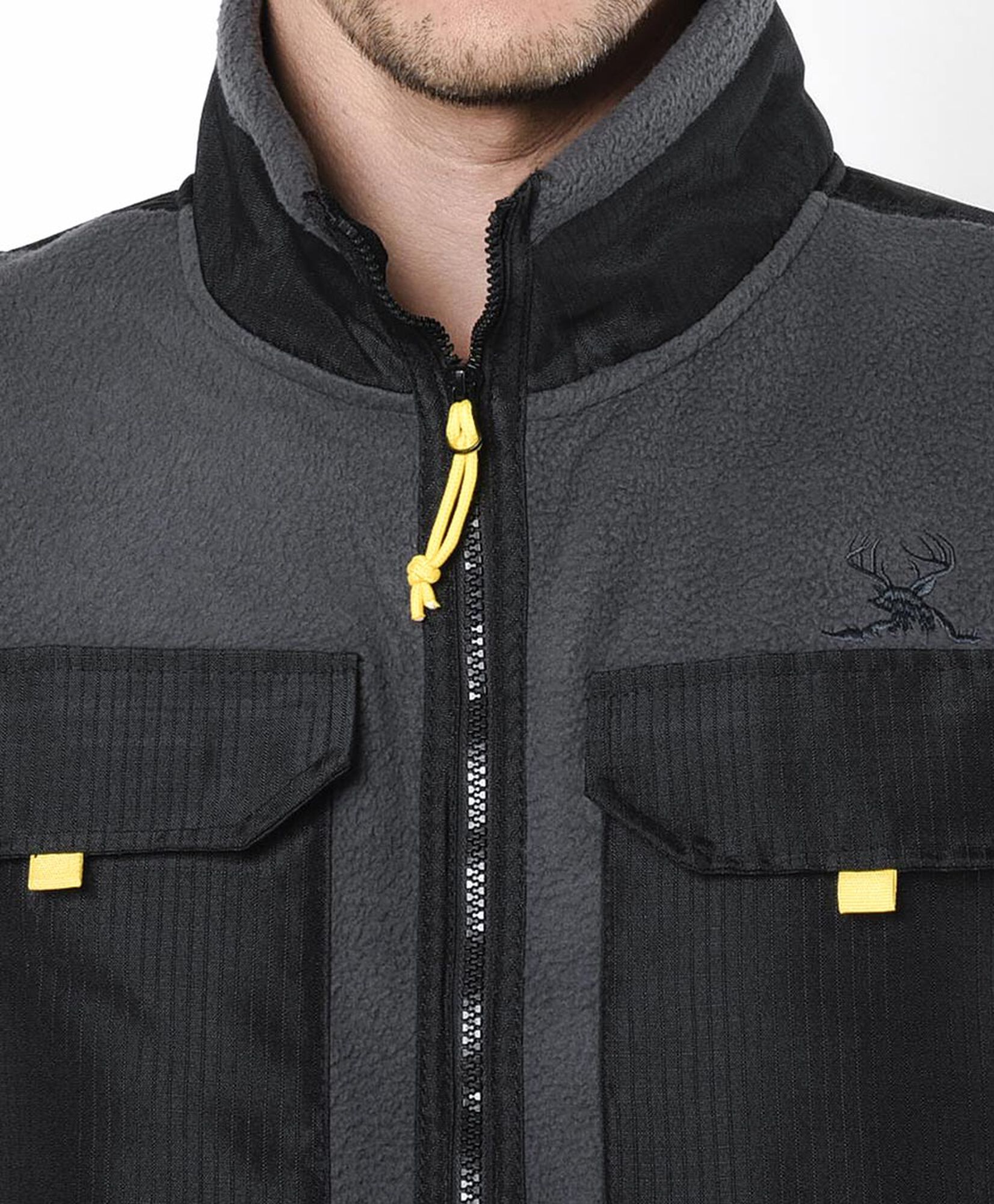 Chaqueta hombre polar doble bolsillo Chaqueta hombre polar doble bolsillo