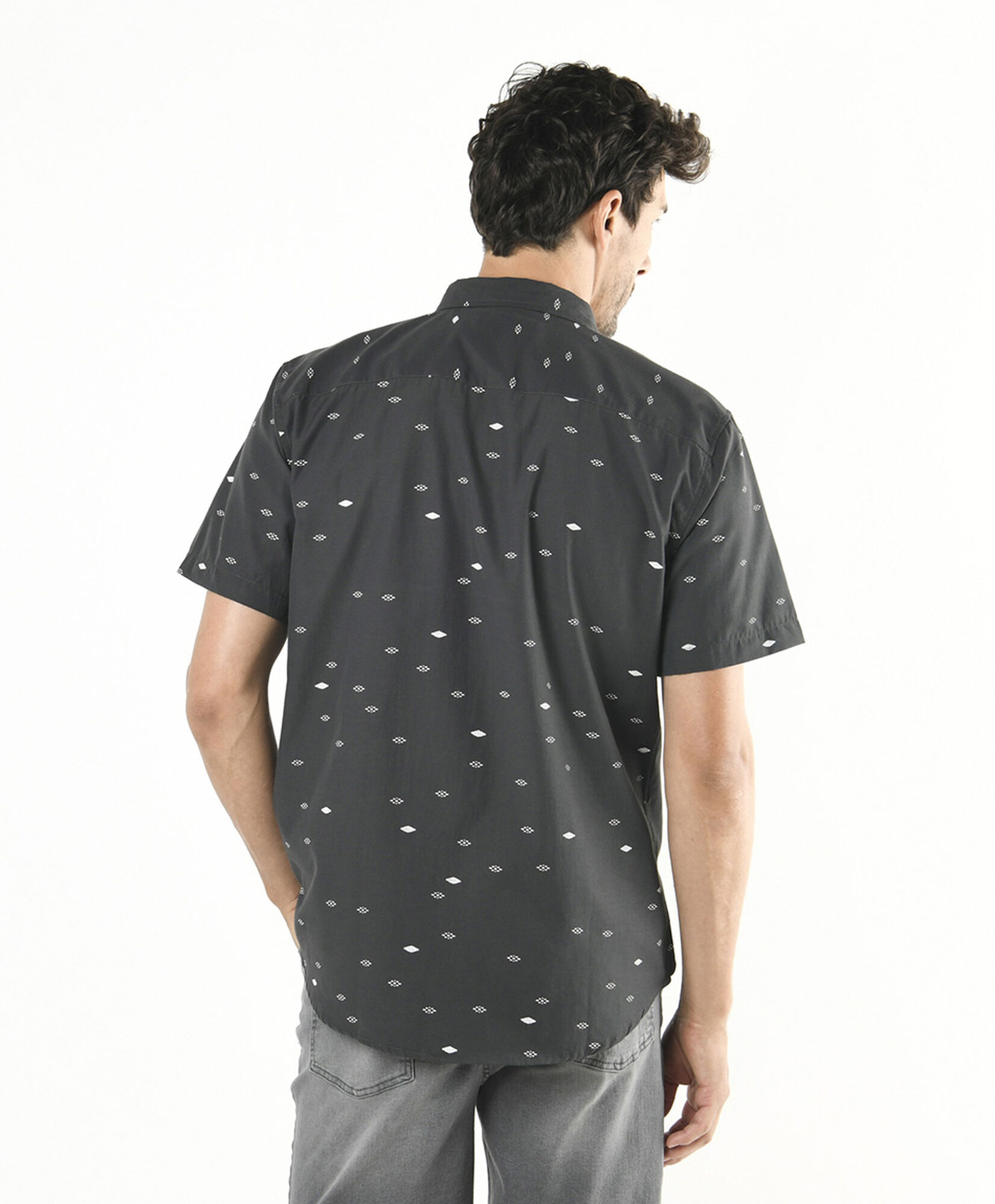 Camisa hombre estampado blanco Camisa hombre estampado blanco