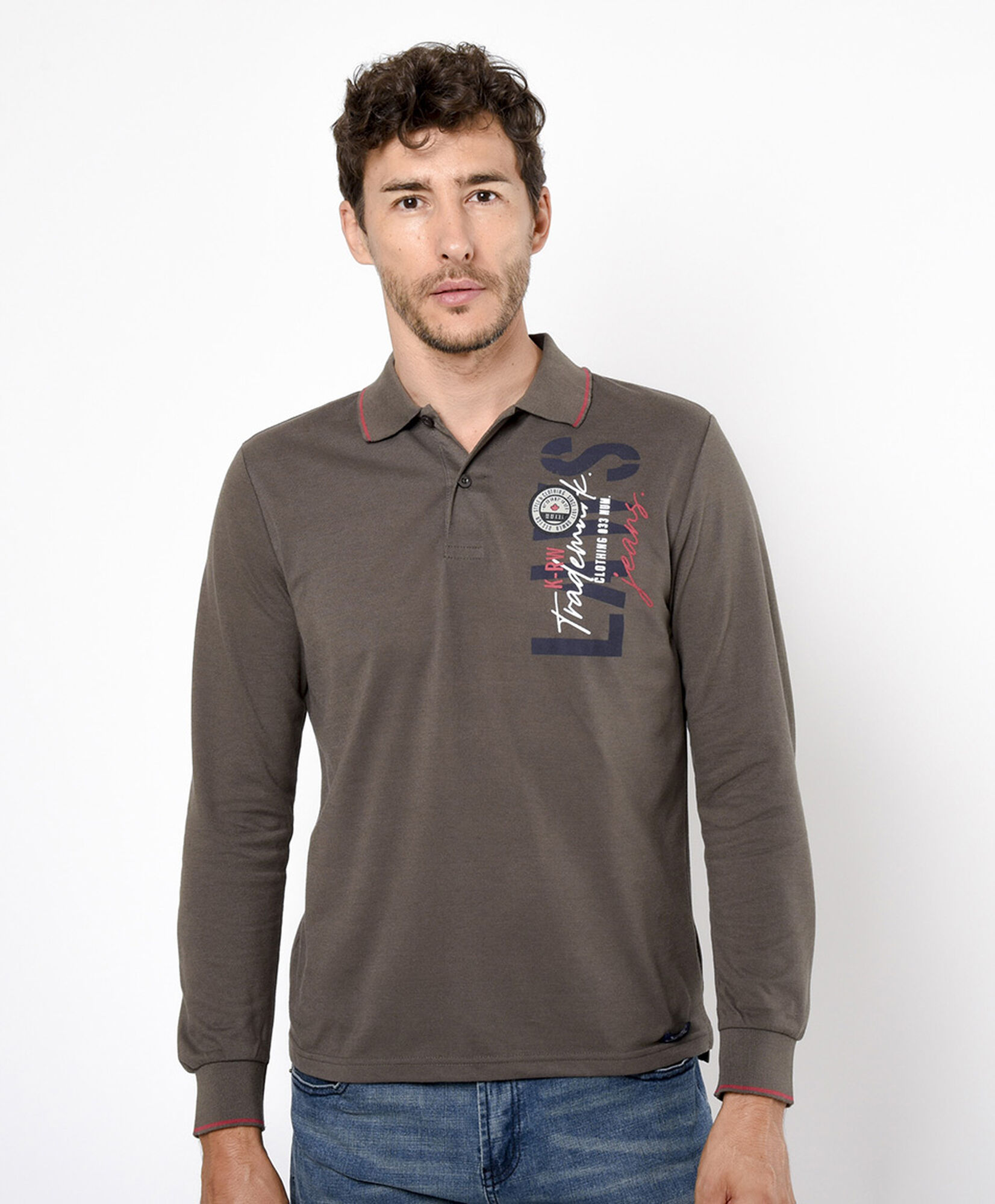Polera hombre cuello piqué Polera hombre cuello piqué