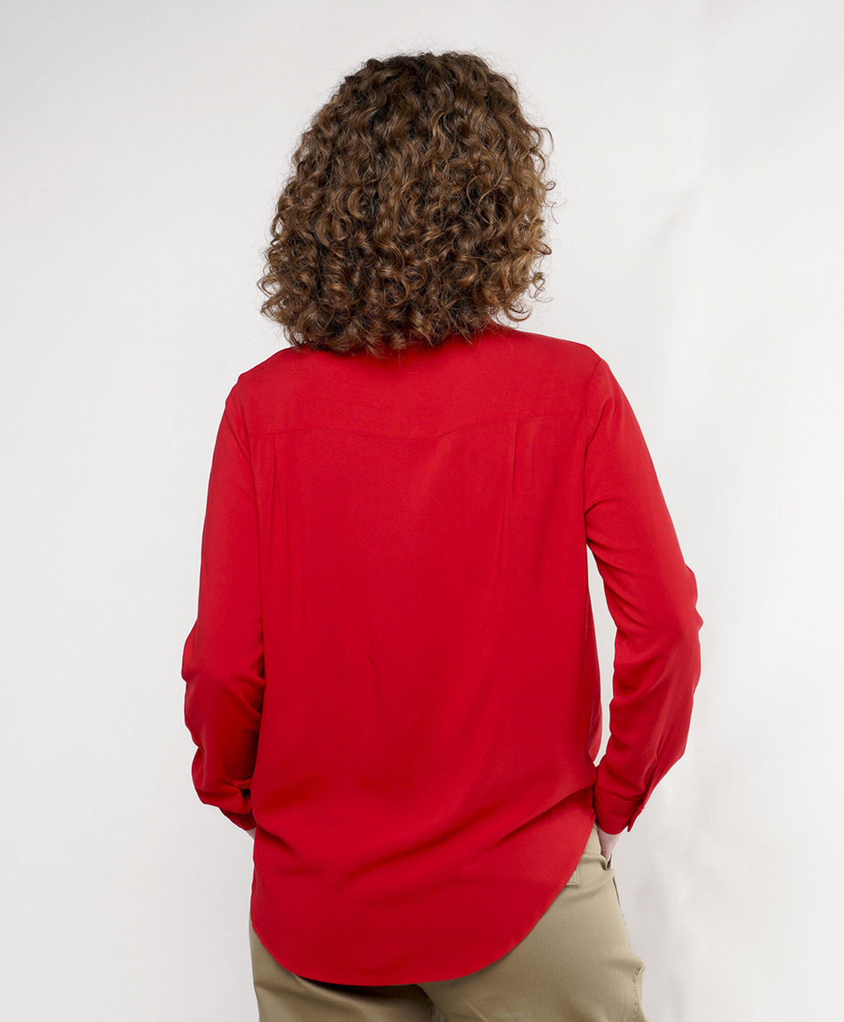 Blusa mujer clásica roja Blusa mujer clásica roja