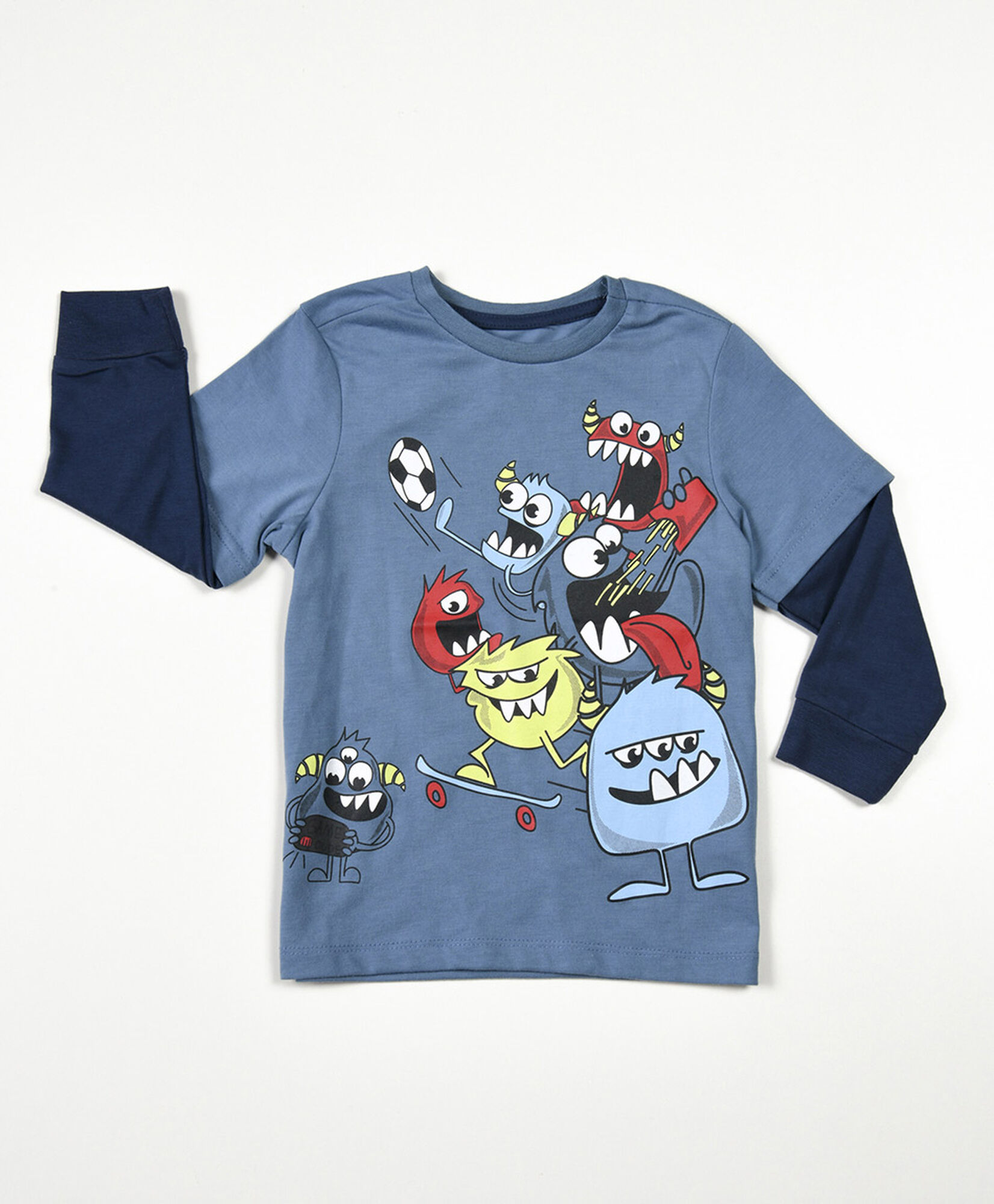 Polera bebé monstruos jugando Polera bebé monstruos jugando