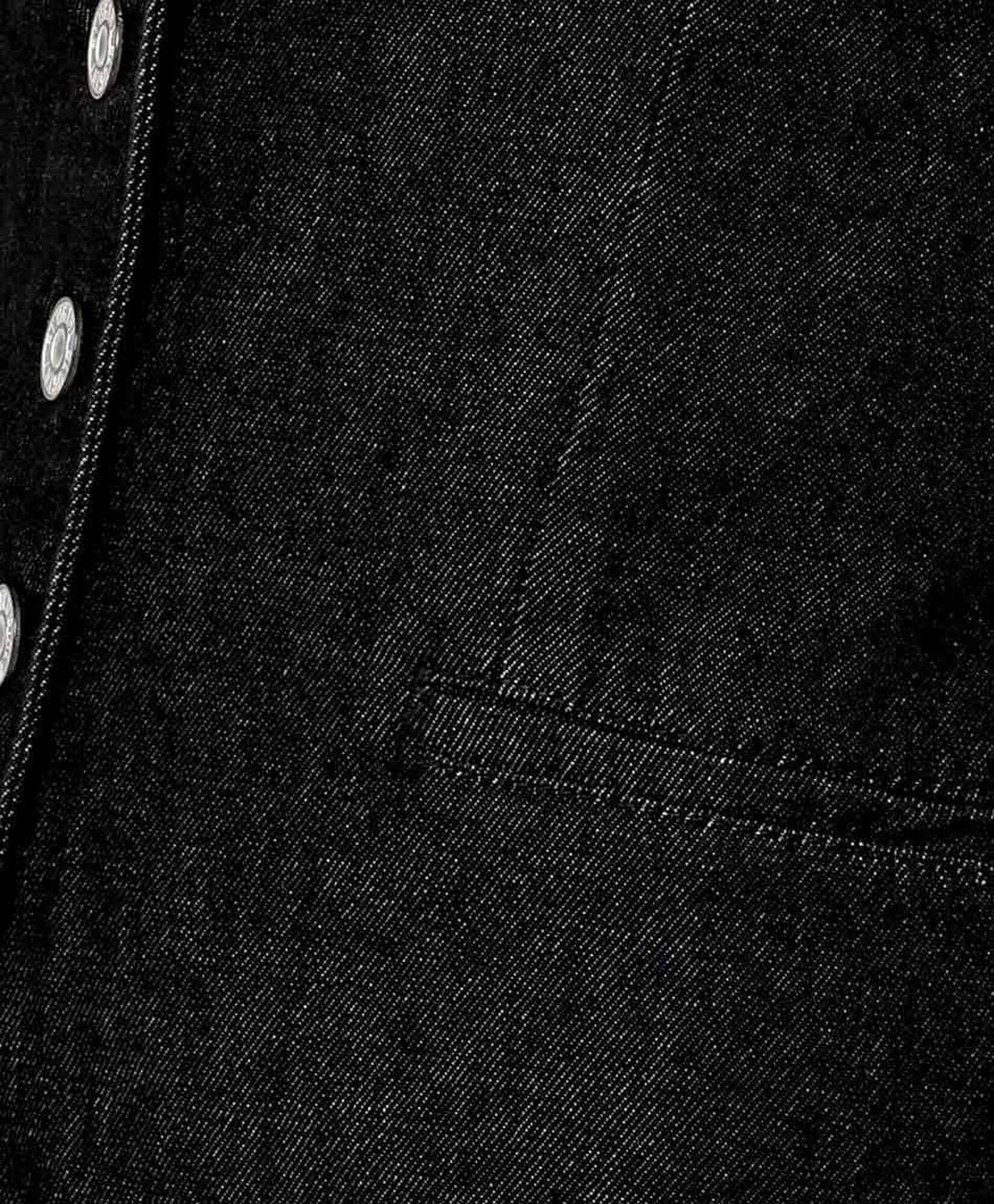 Vest mujer denim negro Vest mujer denim negro