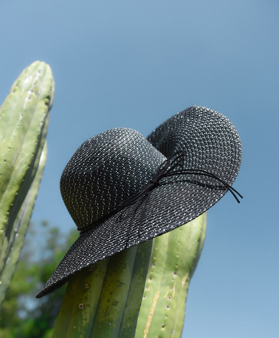 Sombrero mujer lurex