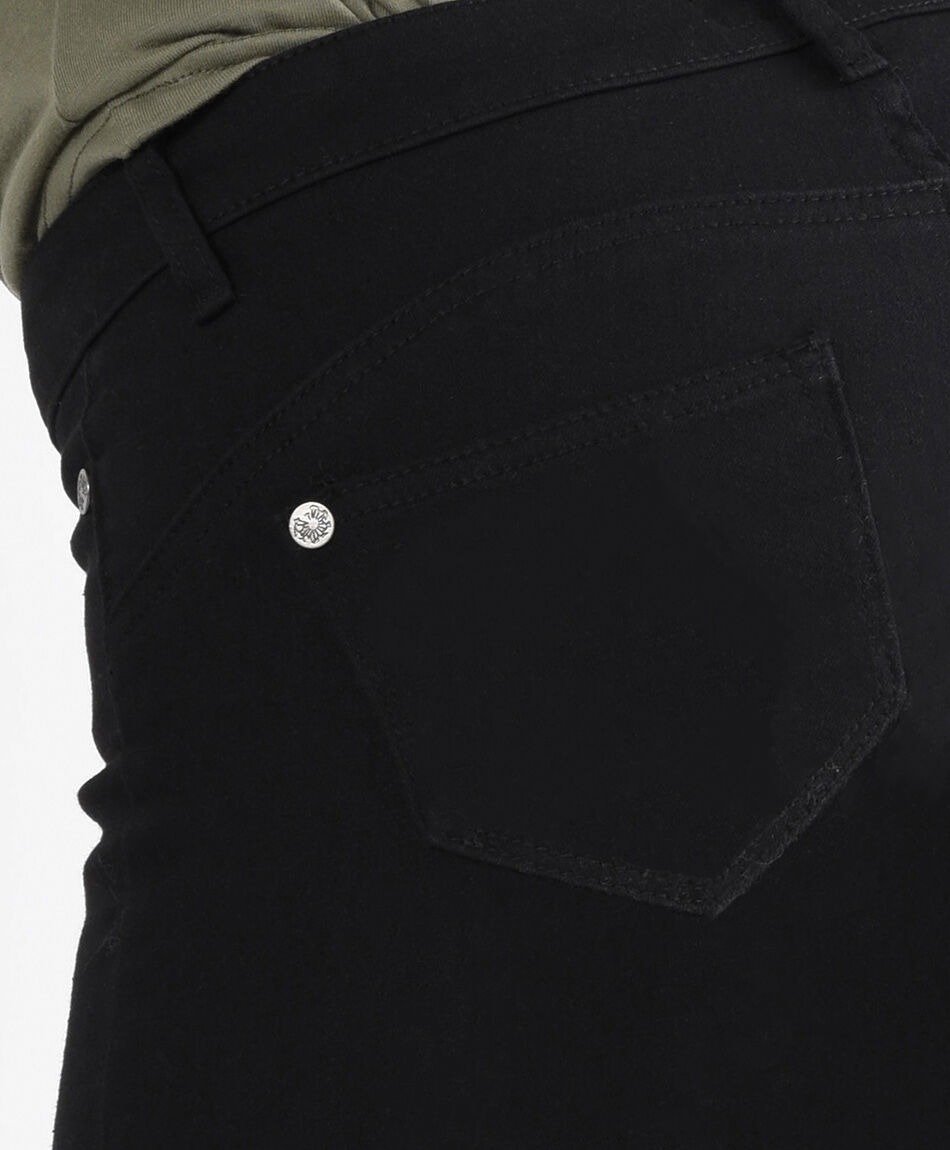 Jeans mujer botones slim fit