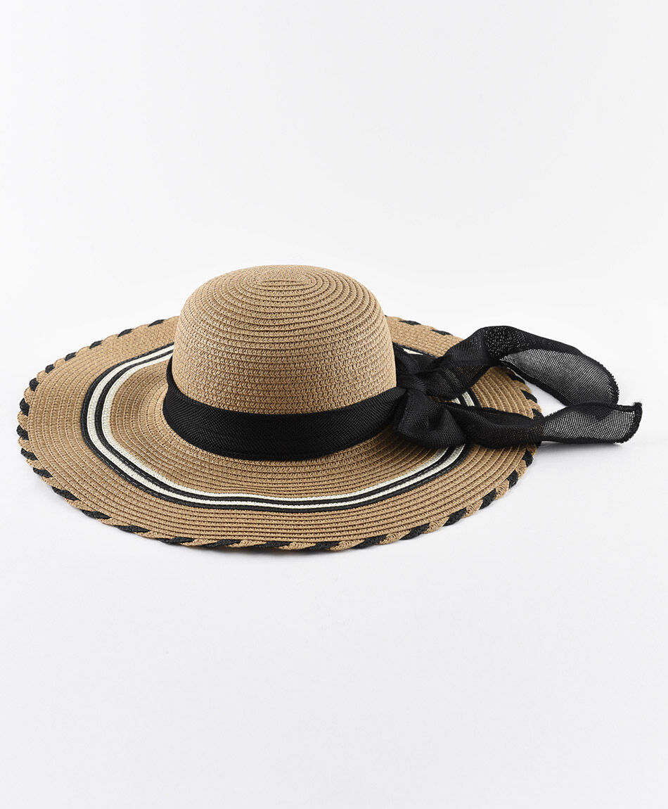 Sombrero mujer l&iacute;neas