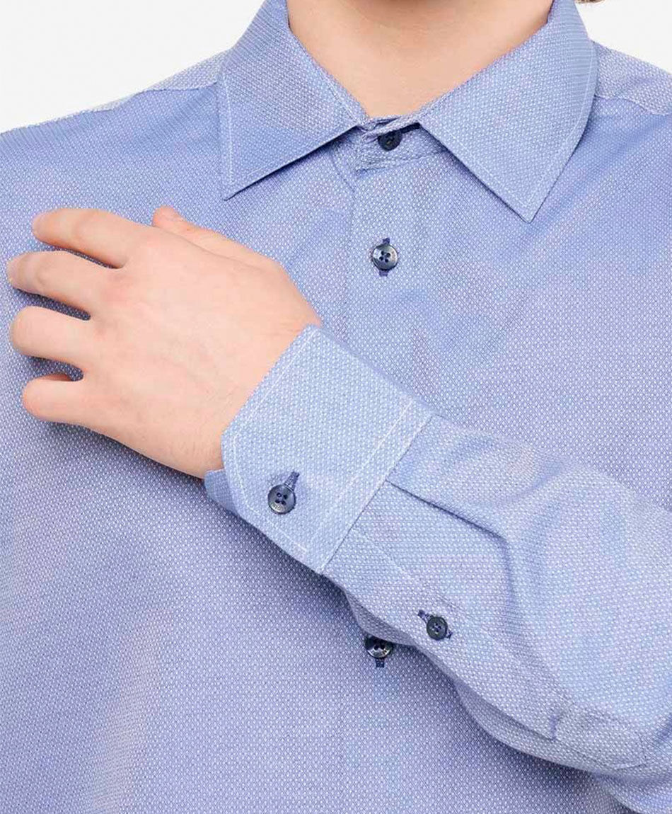Camisa hombre azul