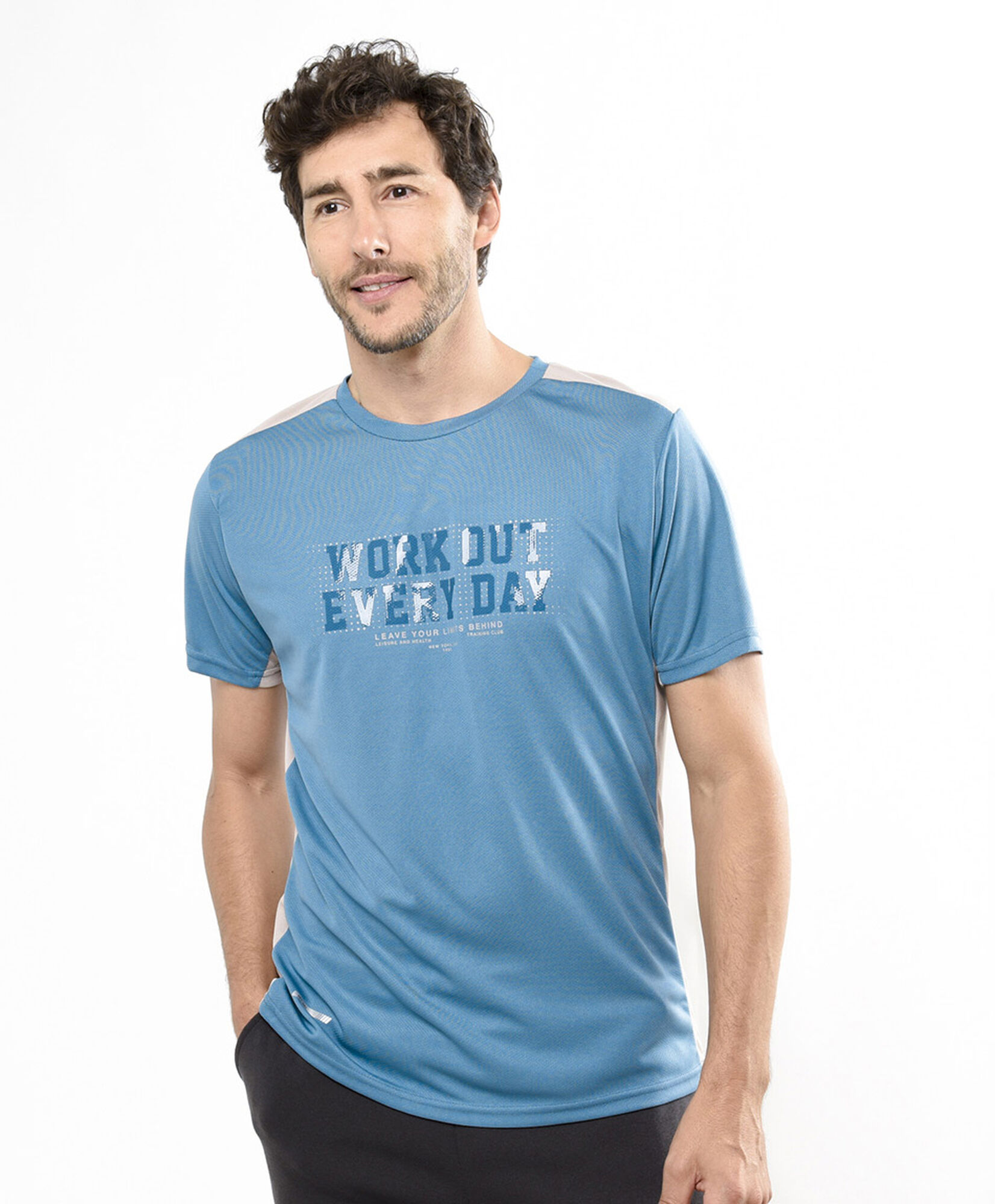 Polera deportiva hombre frase malla Polera deportiva hombre frase malla