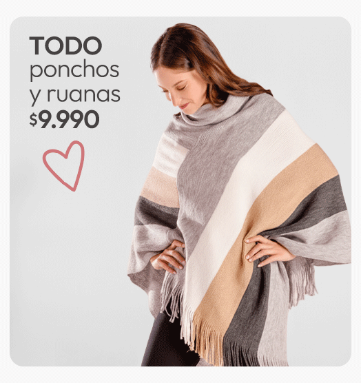 PONCHOS Y RUANAS