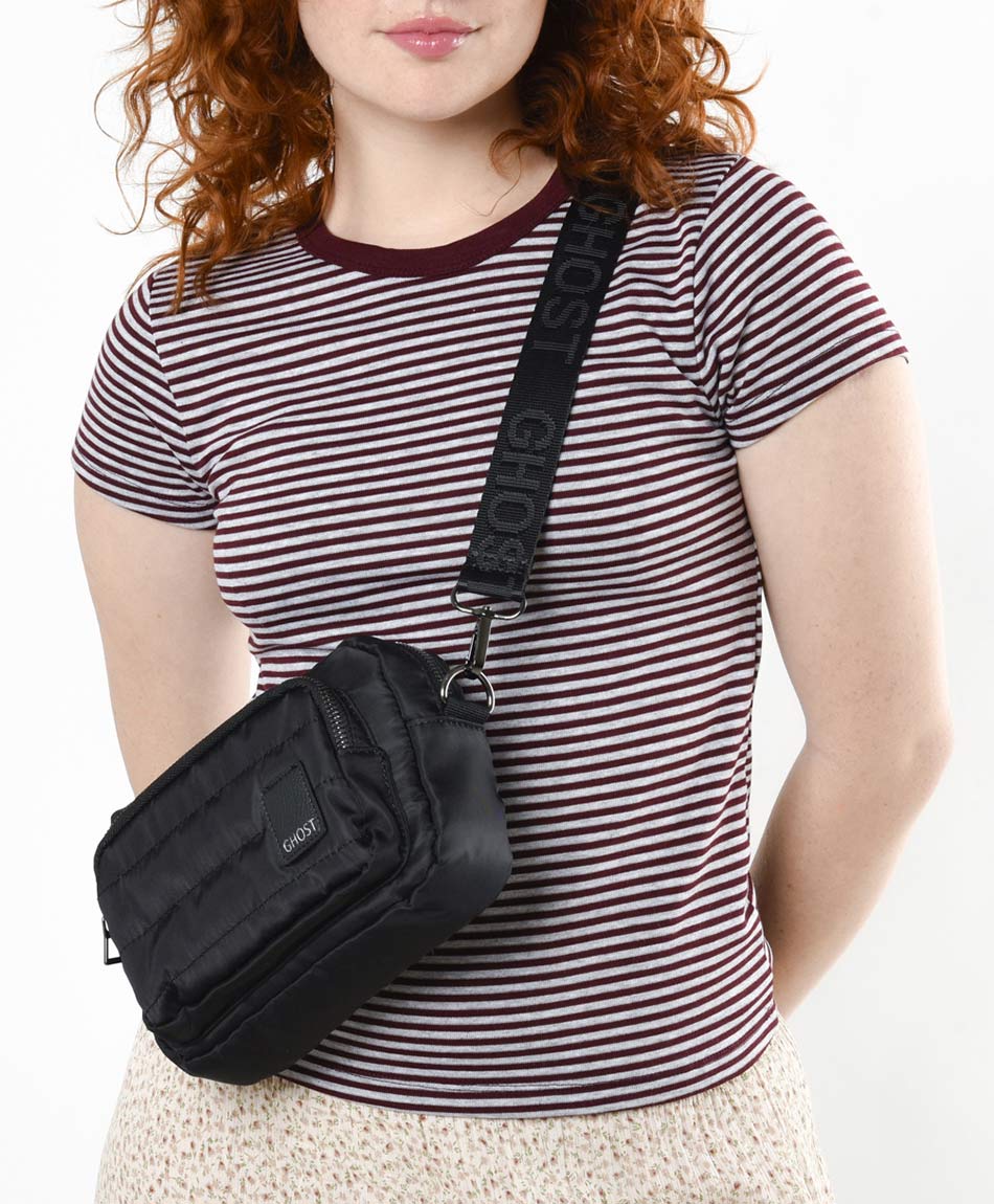 Mini cartera mujer tirante estampado TRICOT