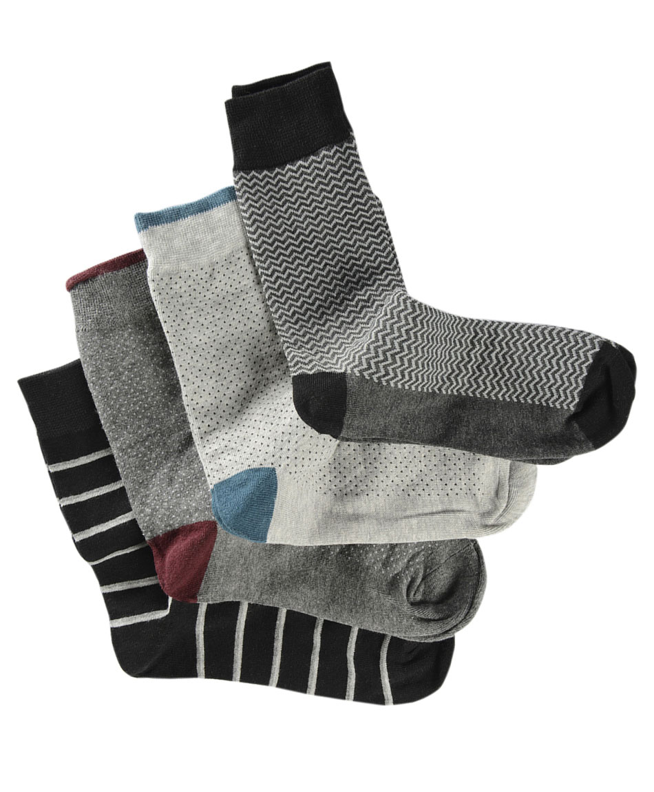 Pack 4 calcetines hombre diseños - TRICOT
