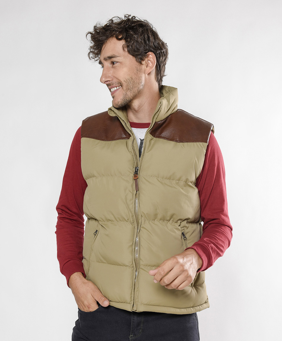 Parka sin manga hombre online
