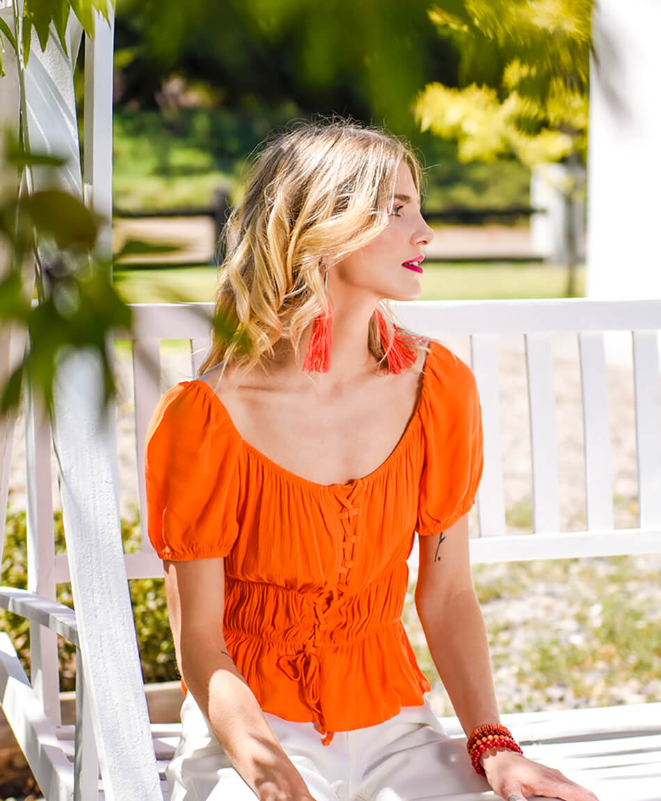 mangas cortas para blusas