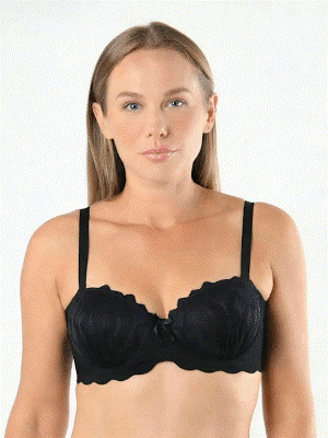 Vista 360 de sostén corazón