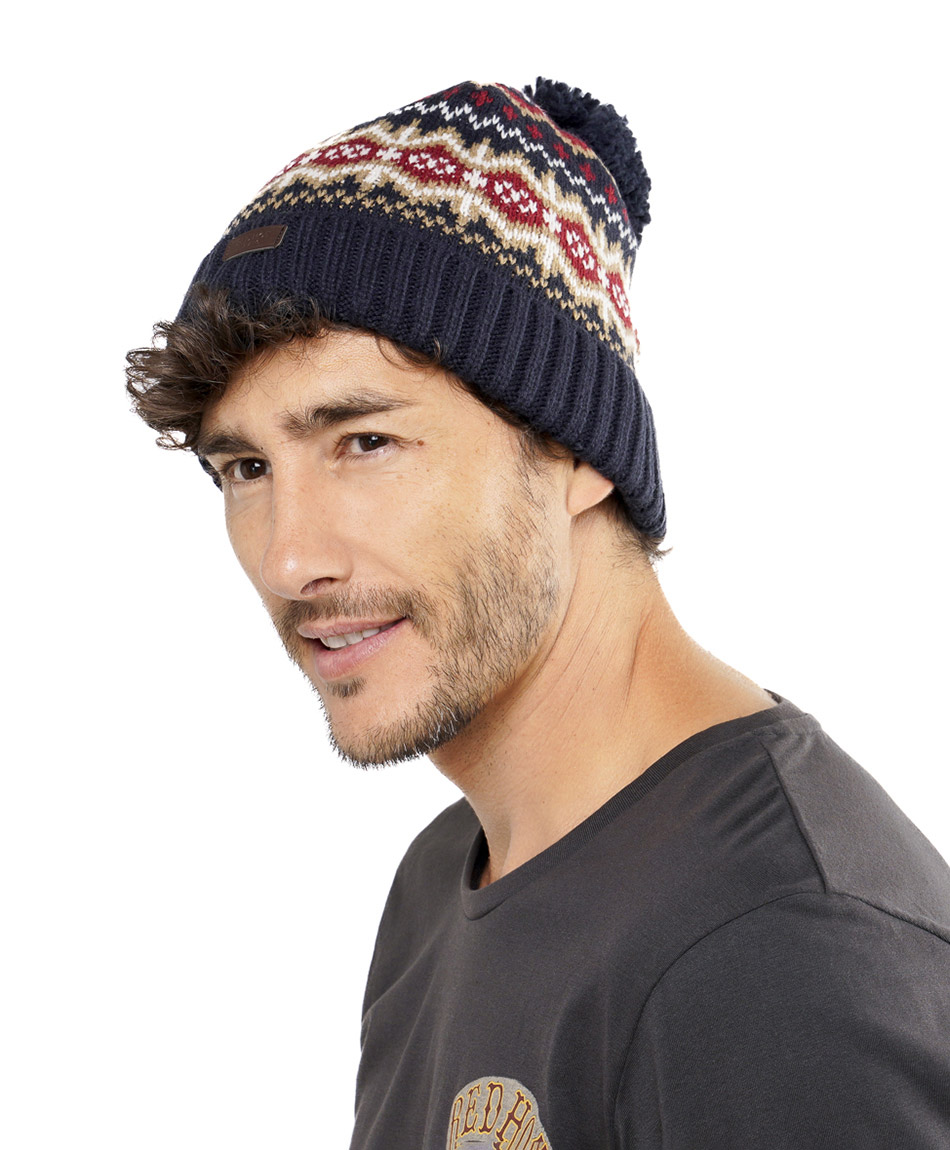 Gorro hombre tejido nordic - TRICOT