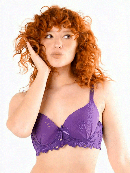 Vista 360 de sostén corazón