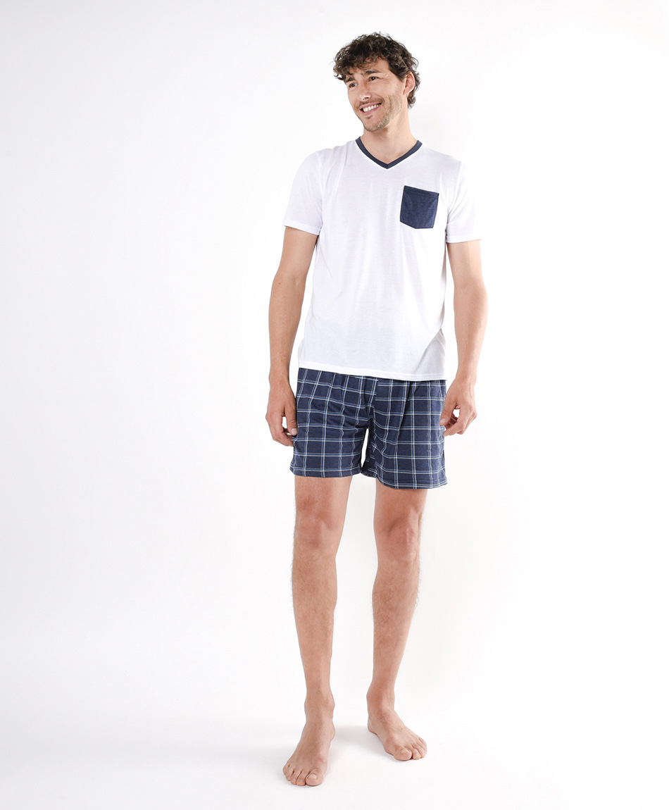 Pijama escoces hombre outlet