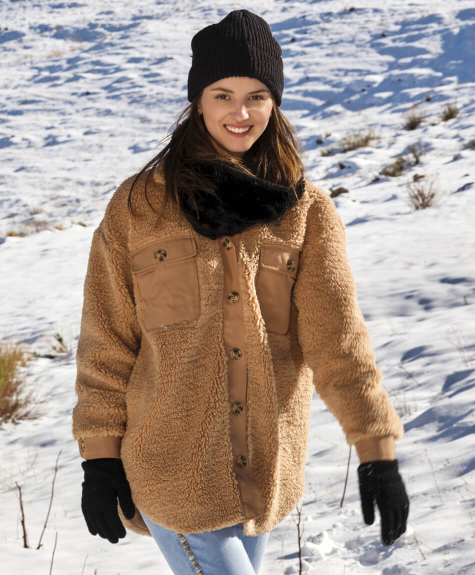 Parkas Mujer Tricot Mujer 2021 Chaquetas Dama Outfit De Invierno