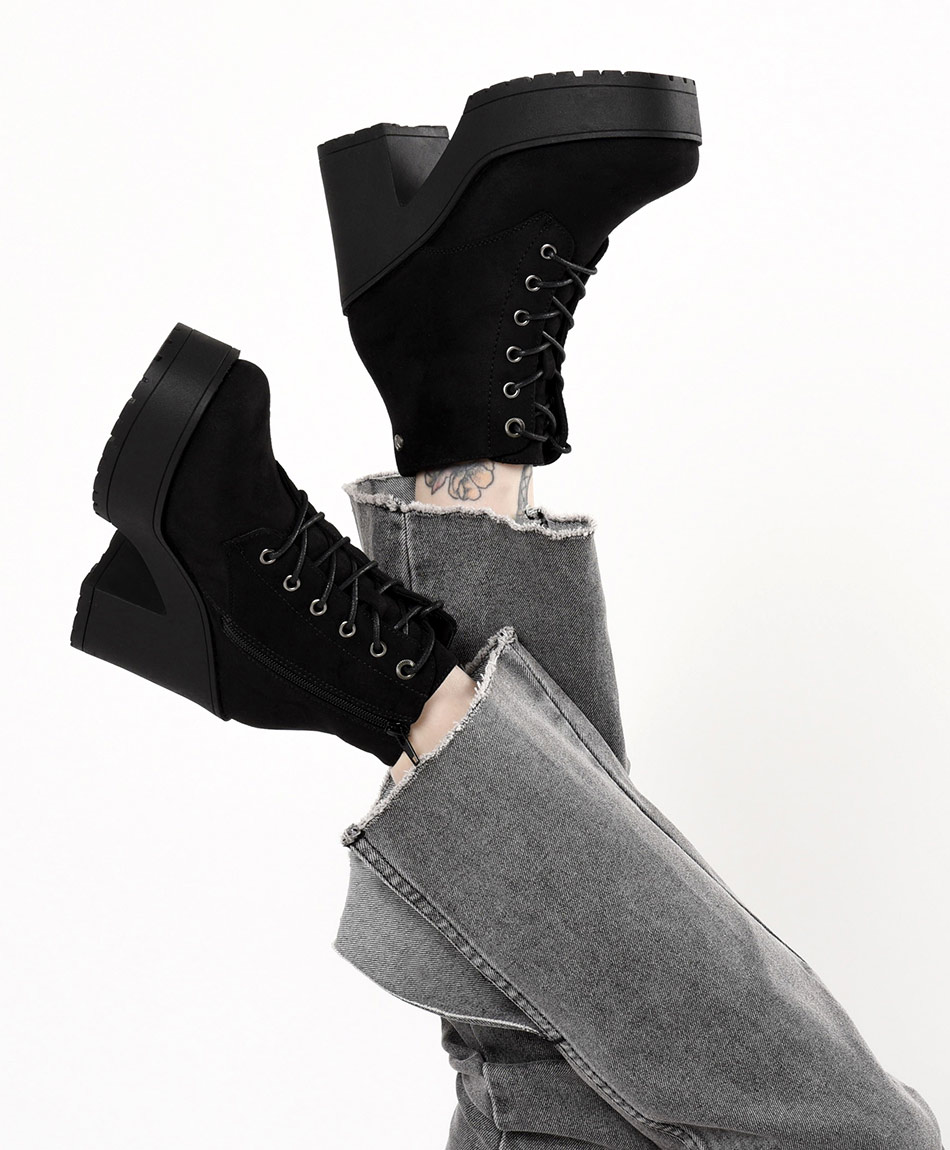 Botines Botas Calcetin Altas Botas Negras Altas Calcetin