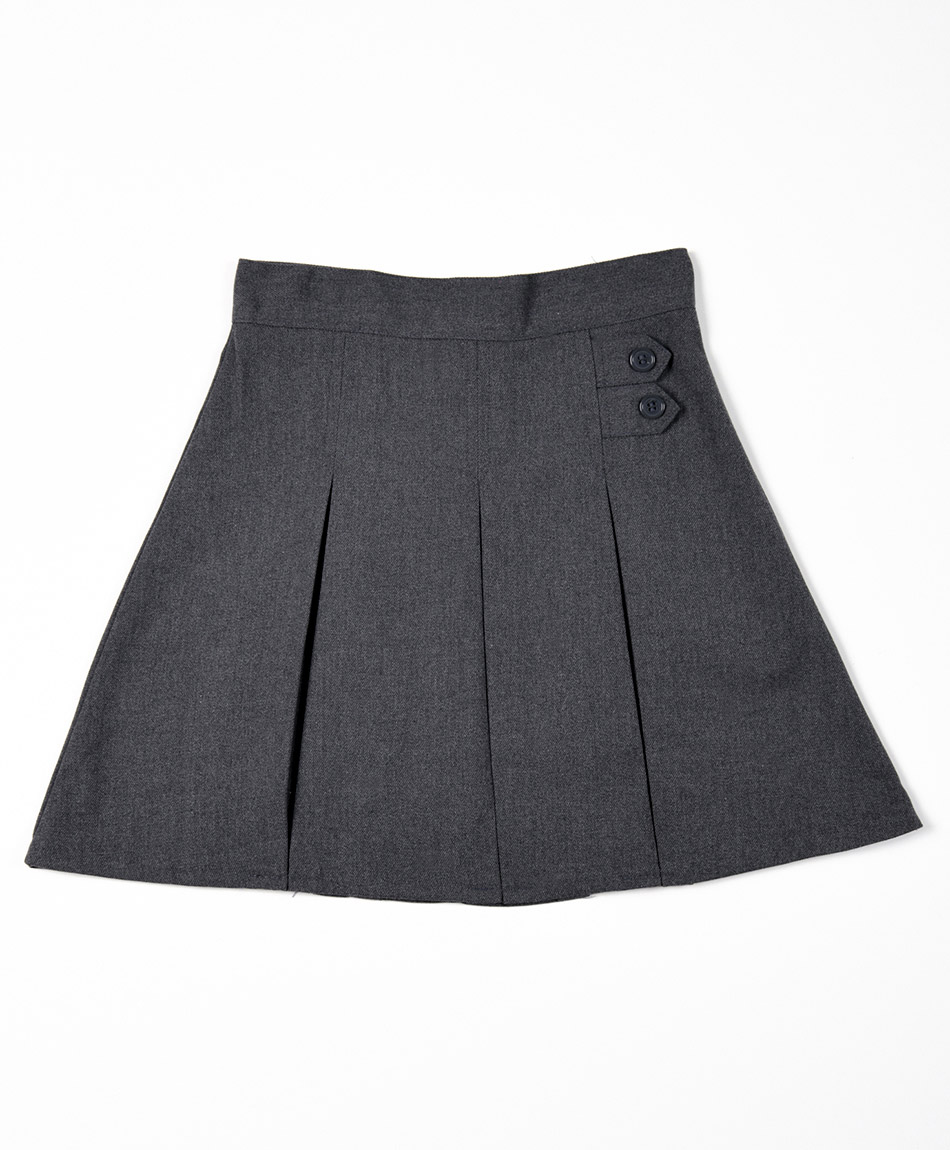 falda de colegio gris