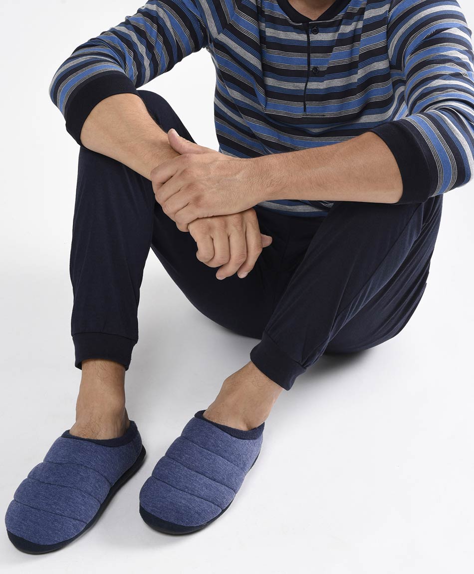 Pantufla Con Corderito MEN En LENCERÍA MODA