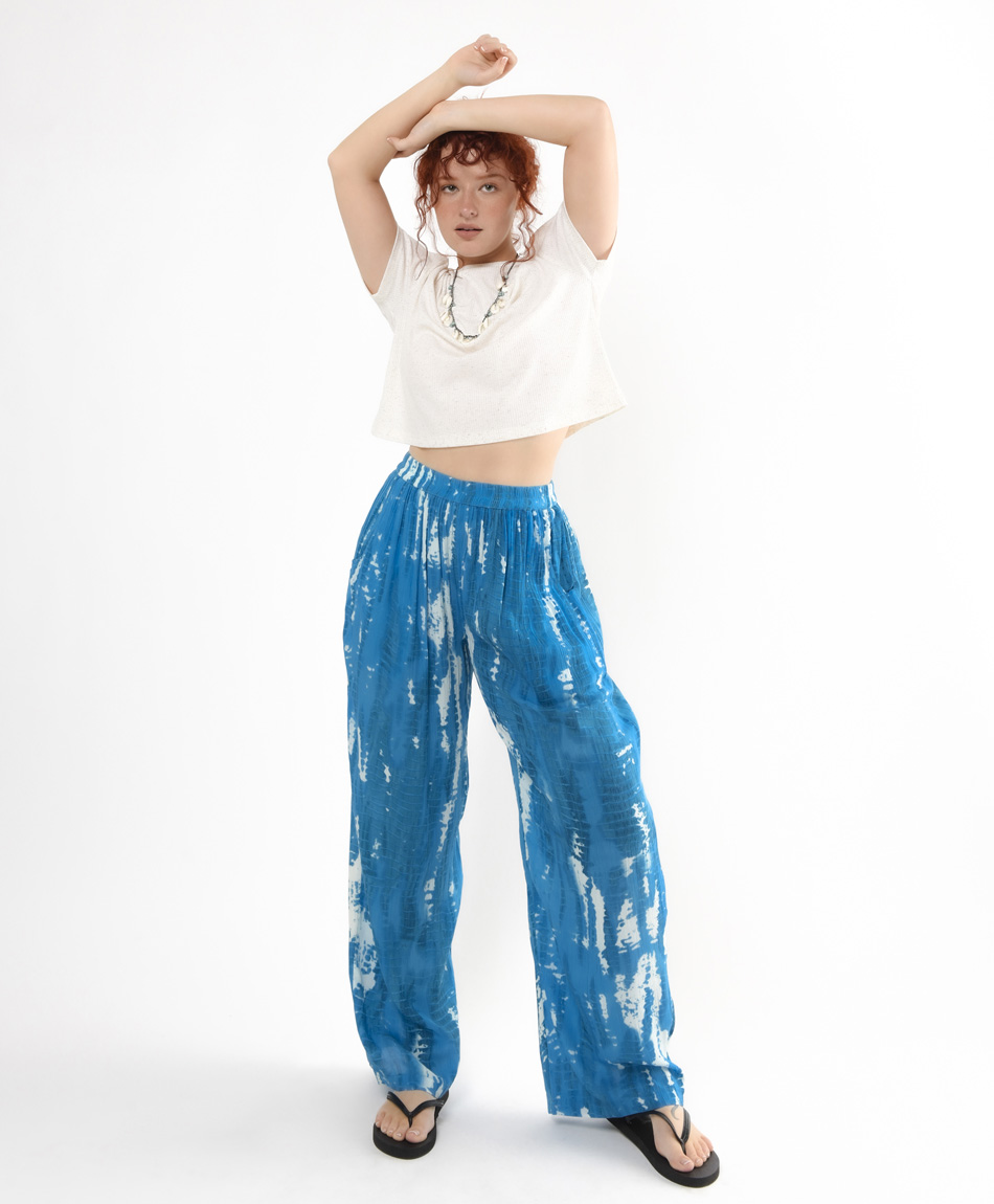 Pantalones tie sales dye mujer