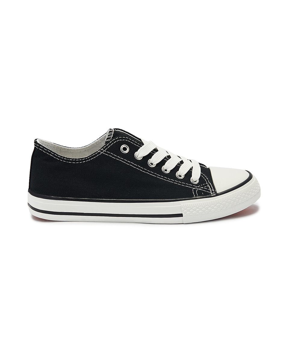 Zapatillas de lona de caña alta para mujer Verticálida