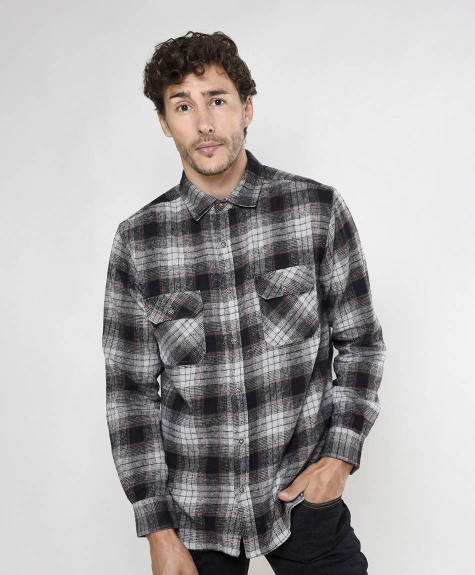 Camisa cuadrille hombre top