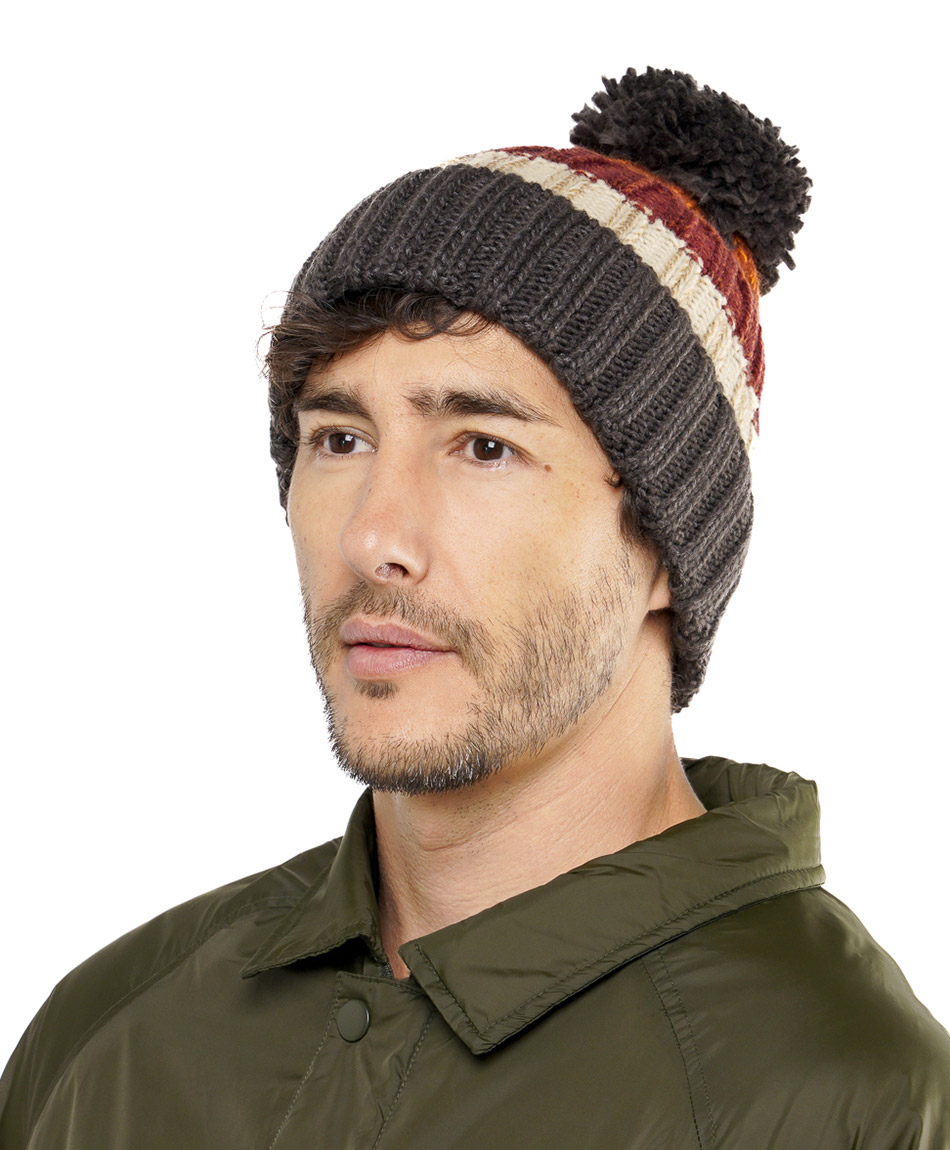Gorro hombre tejido colores - TRICOT