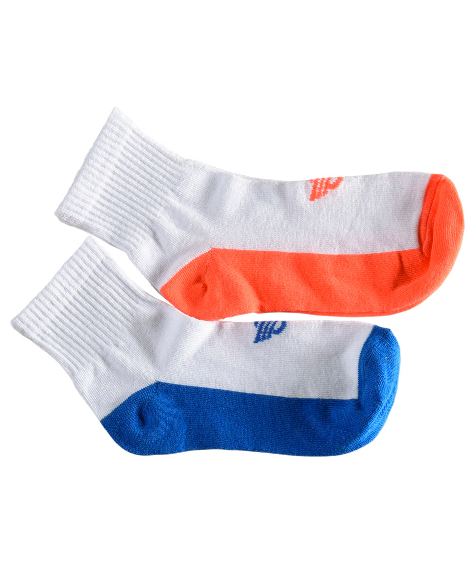 Pack 2 calcetines niño bicolor líneas - TRICOT