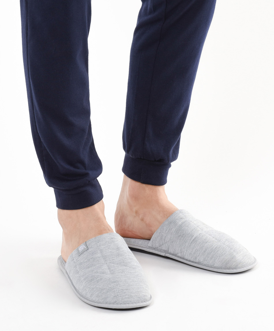 Zapatillas Casa Hombre Invierno CORONA Pantuflas Hombre Waffle