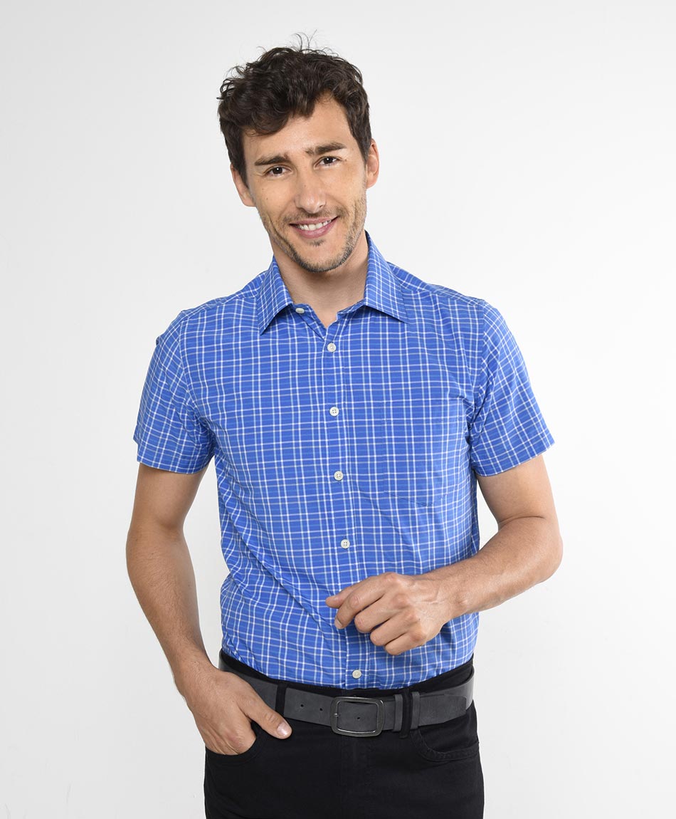 camisas de cuadros para mujer manga corta